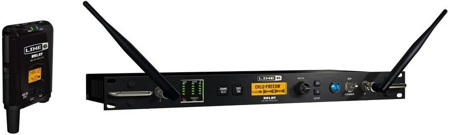 The Line 6 rack-mountable wireless receiver. 