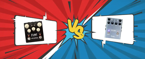 Strymon Flint VS Fender Tre-Verb Comparison Banner