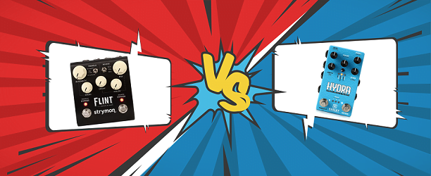 Strymon Flint VS Keeley Hydra Banner Graphic