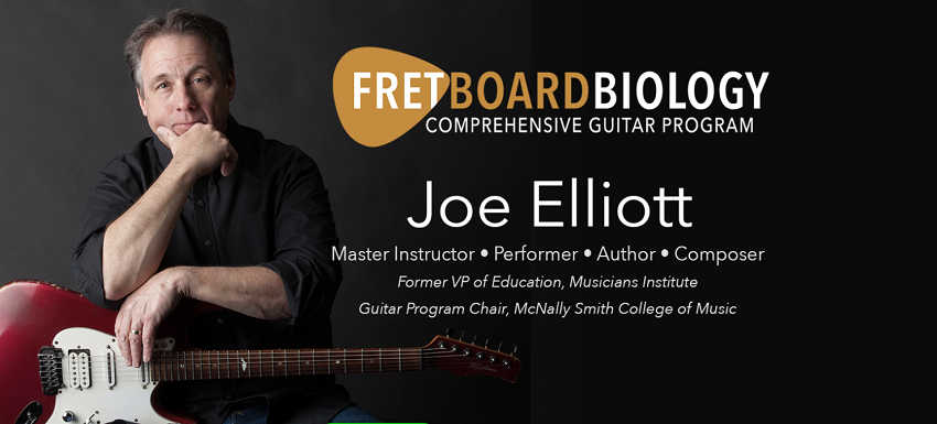 The home page for Joe Elliot's guitar program as of June 2023. The home page for Joe Elliot's guitar program as of June 2023.
