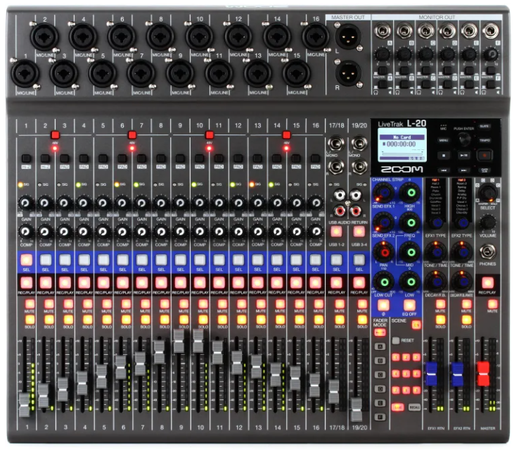 Zoom LiveTrak L-20