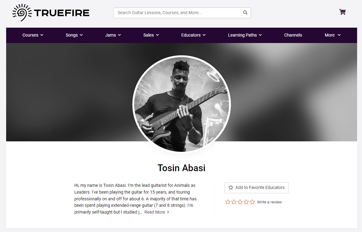 Tosin Abasi TrueFire Course