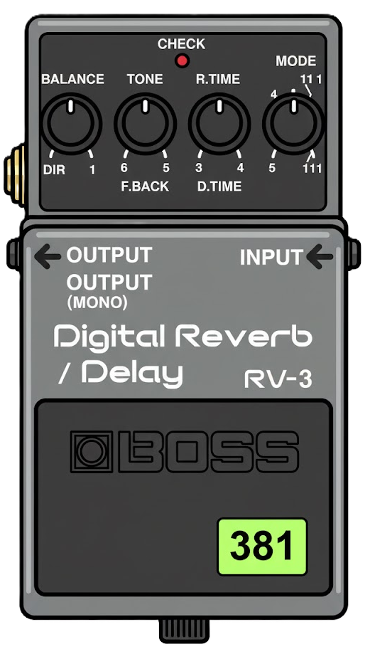 Boss Digital Reverb and Delay Boss Digital Reverb and Delay