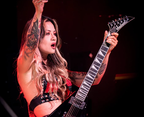 Kiki Wong's Jackson Guitar