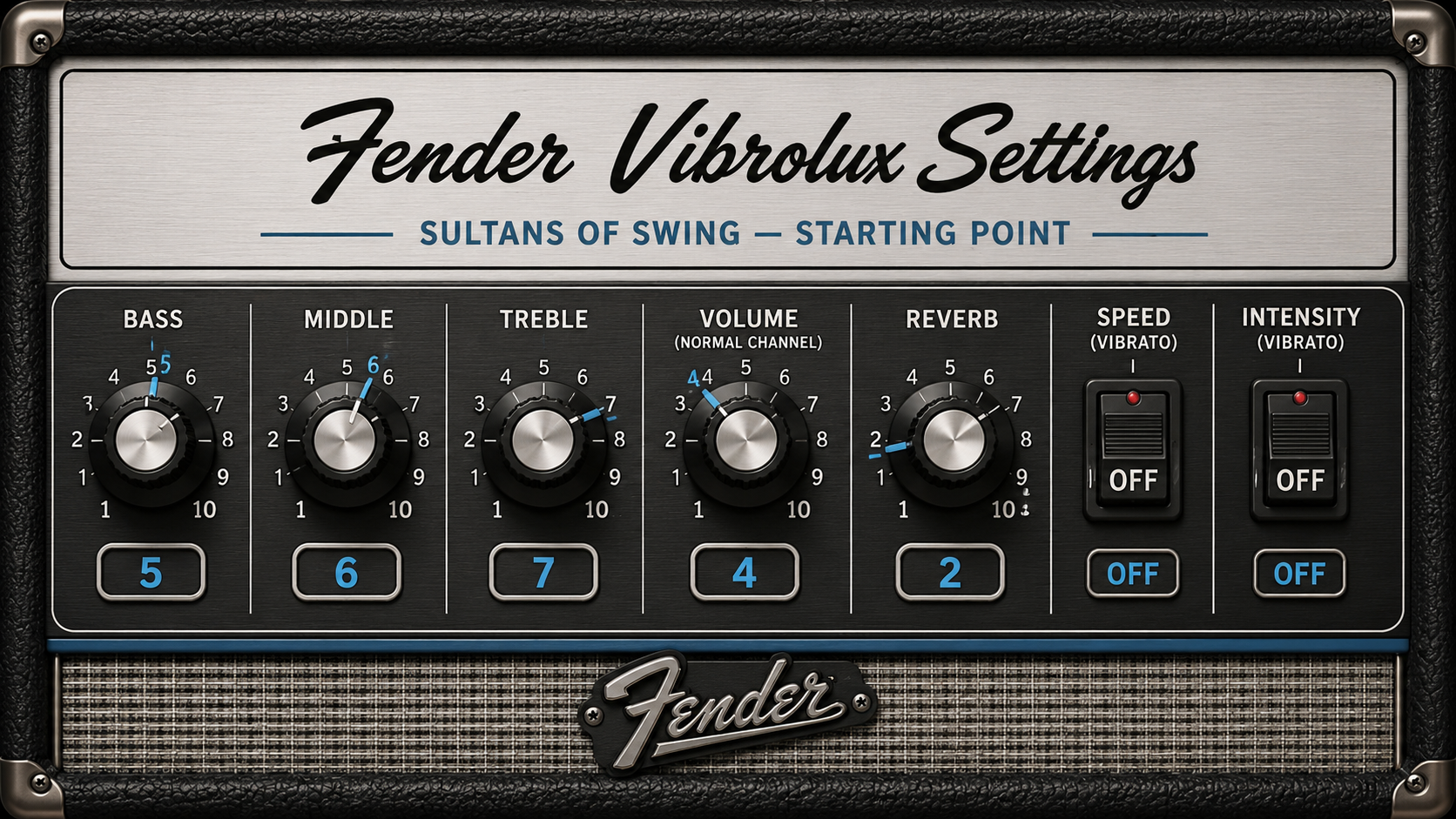 Amp Settings Steps
